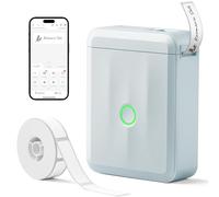 NIIMBOT Stampante per etichette, mini Bluetooth D110_M, etichettatrice portatile, larghezza di stampa 15 mm, compatibile con iOS Android, per casa, ufficio (blu)