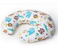Niimo Cuscino Allattamento - Cuscino per Allattamento Neonato, Rivestimento in 100% Cotone, Fodera Removibile, Interno in Poliestere Siliconato, 100% Lavabile