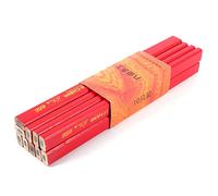 Niiyen 10 pezzi Matite da falegname,6,9in ottagono piatto piattorossa ottagonale dura, matite per uso professionale in legno naturale per falegnami, operai edili, artigiani fai-da-te