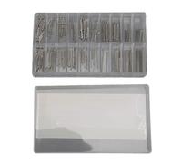 Niiyen 300pcs Watch Link COTTER PIN, Kit di perni del braccialetto in acciaio inossidabile assortimento, per la riparazione di orologi per orologiai (1.0mm Single Size (8-27mm))