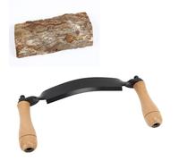 Niiyen abbassata abbassata utensile raschietto in legno raschietto in legno di debarking per la barca della corteccia per la formazione per modellare e levigare il legno (Tipo curvo)