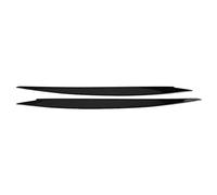 Niiyen Fari Sopracciglia Trim, Faro sopracciglio Copertura Palpebra Trim, Una Coppia Faro sopracciglio palpebre Copertura Trim Misura per Golf 7 GTI 2013-2018(Nero)