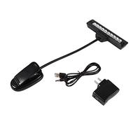Niiyen Lampada Ricaricabile per leggio, 10 LED con Clip per leggio, Lampada da Lettura da Tavolo per Camera da Letto, per leggii, pianoforti, Fosse d'orchestra, scrivanie, tavoli 110 V ~ 220 V(2#)