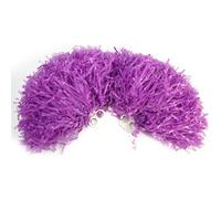 Niiyen Pom PON da Cheerleader, PON PON da Cheerleader Metallici per Bambini, 8 Colori 2 Pezzi PON PON da Cheerleader alla Moda Accessori per la Danza del Partito Sportivo Squadra tifo(Viola)