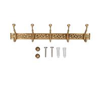 Niiyen Rail Wall Hook Behind Door Mounted, for Coat Hat Clothes Hanging Vintage Space Aluminum Hardware