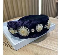 Niiyyjj Fascia per capelli da donna in spugna per lavare il viso, ampia fascia imbottita per la cura della pelle trucco fascia per capelli in