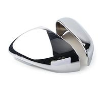 Nijakise Copertura dello specchietto retrovisore Auto per Jaguar XF XFR XFR-S XE XJ XJR XK XKR XKR-S Plastica ABS Auto-Styling 1Pair Car Rear Side View Mirror Cover cap Chrome
