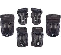Nijdam Skate Protector Set - Ink Shield - Black/Silver Grey - M