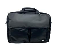 Niji City Time Borsa Portacomputer Nero Semipelle Con Manico 2 Scomparti 40x28x7