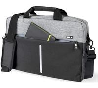 Niji Valigetta Borsa con Tracolla 1 Scomparto Portacomputer 40x29x7cm Tessuto Gr