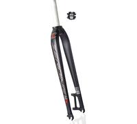 NIKANXIA Forcella MTB Rigida Compatibile con canotto Dritto Senza Filettatura da 26/27,5/29 Pollici, Forcella Anteriore Leggera in Alluminio con sgancio rapido e Supporto for Freno a Disco