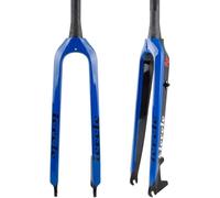NIKANXIA Forcella Rigida MTB Carbonio 1-1/2" | Tubo sterzo Conico | Compatibile freno a disco | Sgancio rapido 9 mm, ideale per utilizzo XC e trail