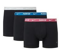 Nike 0000KE1008-M1L Trunk 3PK Boxer Uomo Blck w.Sweet Beet/lt gr. He/abys WB L