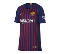 Nike 2018/19 FC Barcelona Stadium Home, Sport Shirt Bambino, Blu (Deep Royal Blue/University Gold 456), Small