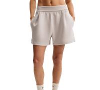 Nike 24.7 Impossiblysoft Dri-fit Mid-rise Shorts Donna - Pantaloncini Bianco - Taglia 34 - Jersey di cotone White 34