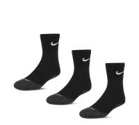 Nike 3 Pack Dry Crew unisex Calze - Nero - Poliestere - Foot Locker Black 38 - 42