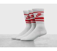 Nike 3-Pack Essential Stripe Socks - Bianco, bianco M