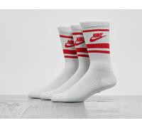 Nike 3-Pack Essential Stripe Socks, Bianco L