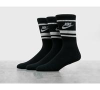 Nike 3-Pack Essential Stripe Socks, Nero L