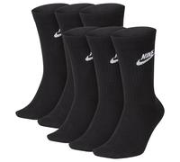NIKE 3 Paia Calze Sportive Unisex Everyday Essential Crew Nere 43-46