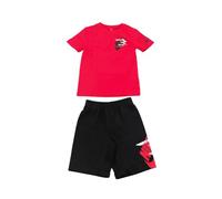 NIKE 3Brand Completo T-Shirt e Shorts da Ragazzi Icon Duo Big Logo Rosso Taglia M (137-147 CM) Codice 9Q0615-U10