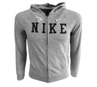 Nike 3Brand Felpa Da Ragazzi con Cappuccio e Zip Collegiate Grigia Taglia XL (158-170 CM) Codice 9Q1097-042 Grigio
