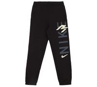 Nike Pantaloni da Ragazzi 9Q0826-023 Cotone felpato Vertical Wordmark Neri Taglia S