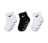 Nike 3Pk Gripper Qtr S Calzini per bambini White 2/4 anni