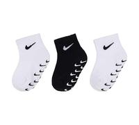 Nike 3Pk Gripper Qtr S Calzini per bimbi White 6/12 mesi
