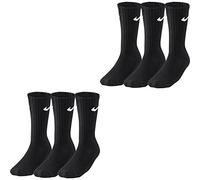Nike 3PPK Value Cotton Crew (3 pairs) - calzini sportivi 3 paia - uomo L (42-46 EUR) Black/White unisex