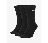 Nike 3PPK Value Cotton Crew Calze, Multicolore (Nero/Blu), M/ 38-42