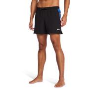 Nike 5 Inch Swim Shorts Print Uomo - Pantaloncini Blu - Taglia L - Poly Mesh Blue L