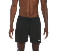 Nike - Lap - Pantaloncini da bagno stile volley da 5" con fettuccia con logo neri-Nero XS