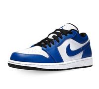 Nike 553558-124 Uomo Air Jordan 1 Low White/Hyper Royal-Black EU 45.5