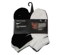 Nike 6 Pack No Show Calzini per bambini White/Dark Gray Heather 5/7 anni