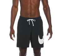 NIKE 7 Volley Short NESSE506 (IT, Testo, XXL, Regular, Regular, Colore: 001 - Black)