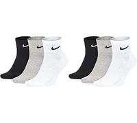 Calzini da tennis Nike Everyday Lightweight Ankle 3P - black/grey/white 34-38