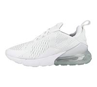 Nike 943345-103 Air Max 270 (GS) Uomo, White/White-Metallic Silver EU 36
