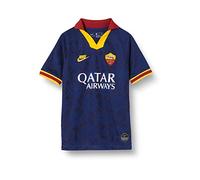 Nike A.S. Roma 2019/20 Stadium Third, Maglietta Unisex Bambini, Blue Void/University Gold, M