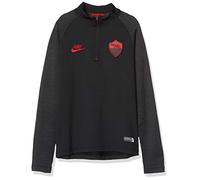 Nike A.S. Roma Strike, Maglietta Unisex Bambini, Black/Anthracite/Team Crimson, M
