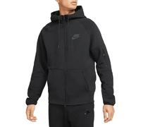Nike Abbigliamento Sportivo da Uomo Full Zip Felpa con Cappuccio Tech Pile Cotone Nero Zip Windrunner FLC Uomo Taglia M, Nero, M
