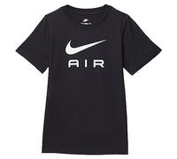 Nike Abbigliamento Sportivo T-Shirt a Maniche Corte, Nero e Bianco, 8 Anni Bambini e Ragazzi