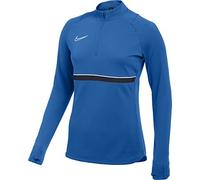 NIKE Academy 21 Drill Top - Felpa da Donna, Donna, CV2653-463, Blu/Bianco/Ossidiana/Bianco, L