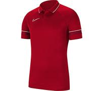 Nike Academy 21 Polo, Rosso/Bianco/Rosso/Bianco, 12-13 Anni Unisex-Adulto