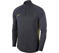 Nike Academy Drill Top, Maglia per Allenamento Uomo, Nero (Anthracite/Opti Yellow), XS