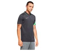 Nike, Academy PRO, Polo, Strike Antracite/Verde/Bianco, XL, Uomo