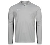 Nike Academy Training Top Bambini Calcio Sweatshirt Pullover Grigio Nero Nuovo