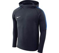 Nike Academy18 Hoodie, Felpa Bambino, Blu (Obsidian Royal Blue/(White), S