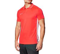 Nike Academy19 Polo SS Polo, Uomo, Bright Crimson/Bright Crimson/White, XL