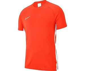 Nike Academy19 Training Top SS Maglia, Unisex Bambini, Bright Crimson/White/White, M